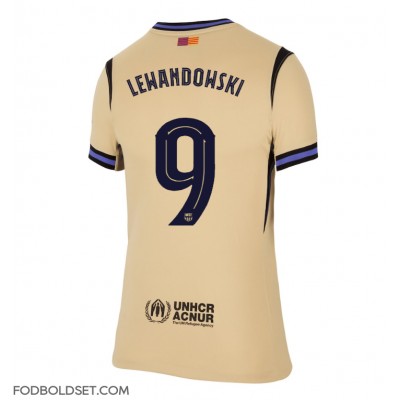 Barcelona Robert Lewandowski #9 Udebanetrøje Dame 2025-26 Kortærmet Barcelona Robert Lewandowski #9 Udebanetrøje Dame 2025-26 Kortærmet